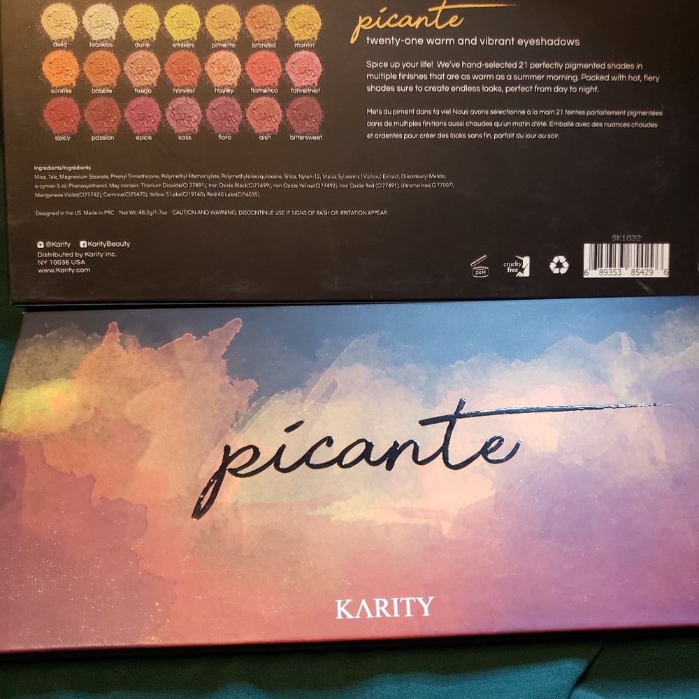 Karity Picante eyeshadow palette